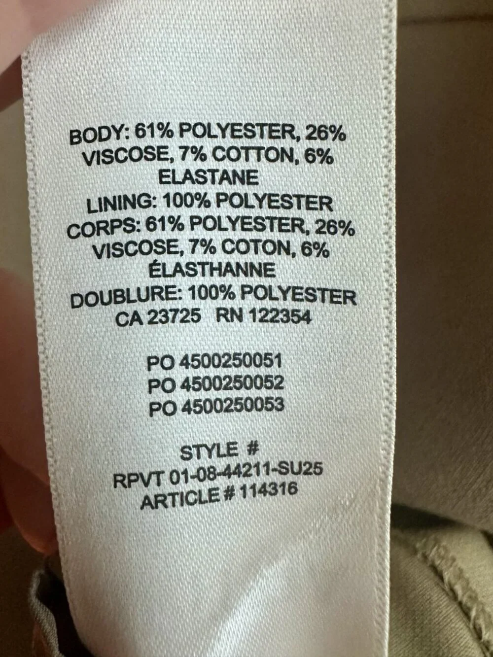 Aritzia Bond Dress Size US 6 / S in Sundried Olive